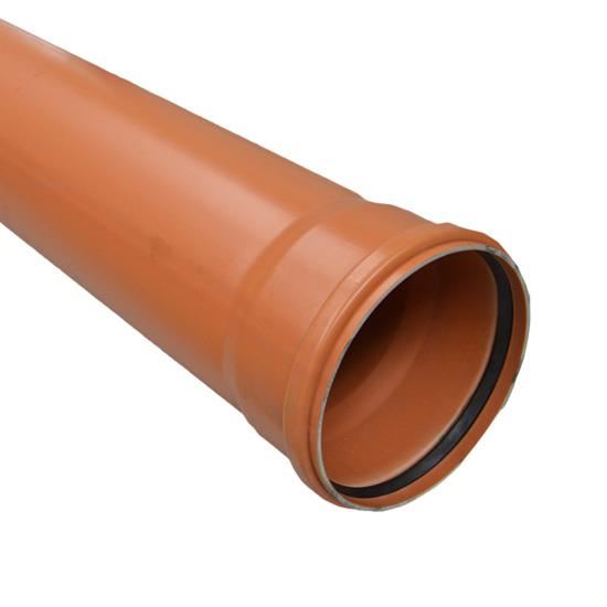 Teava Pvc Sn2 Multistrat Dn 125*2,5 Mufa Inel, L=2m (kgem)