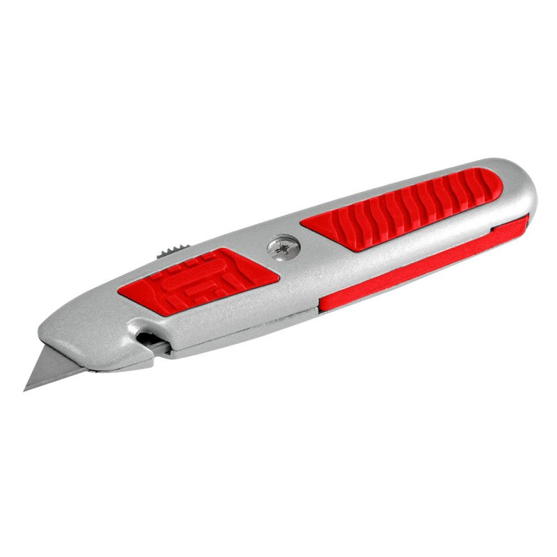 Cutter metalic gumat cu lamă retractabilă 62 mm × 5 PROLINE 30301