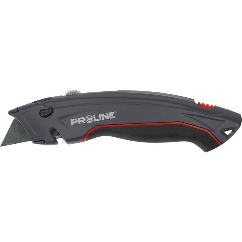 Cutter plastic retractabil cu lamă SK5, magazie 3 lame, PROLINE 30321