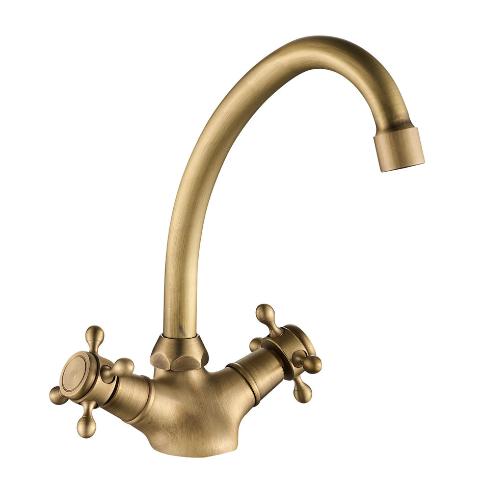 Baterie Bucatarie Epoque Bep4, Stativa, Dubla Comanda, Bronz Antichiza