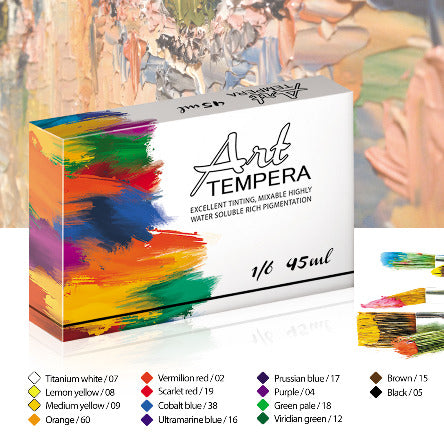 Tempera Art Rosu 45ml Art039
