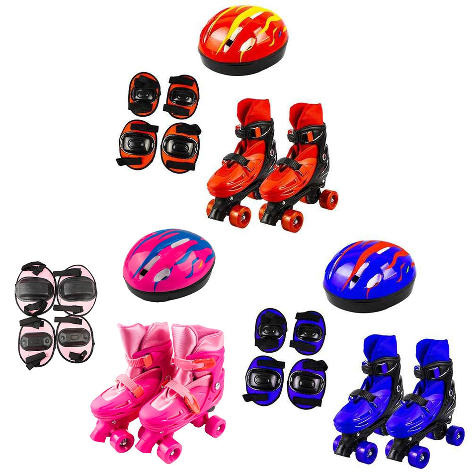 Set Patine Cu Rotile (casca