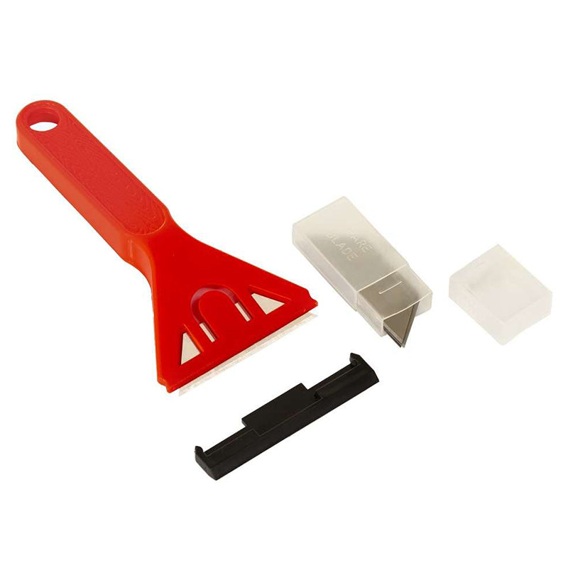 Răzuitor cu 5 lame de rezervă, lamă trapezoidală, protecție lamă PROLINE 31161