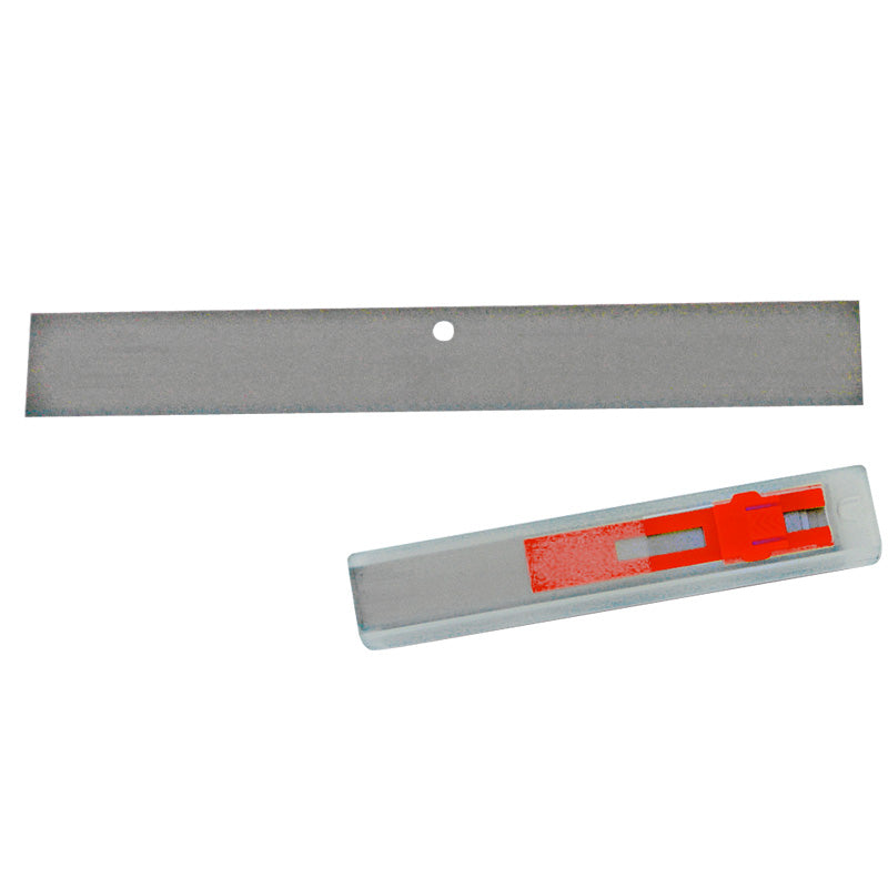 Lamă răzuitor pentru sticlă cu mâner lung 100 mm, 10/set PROLINE 31163