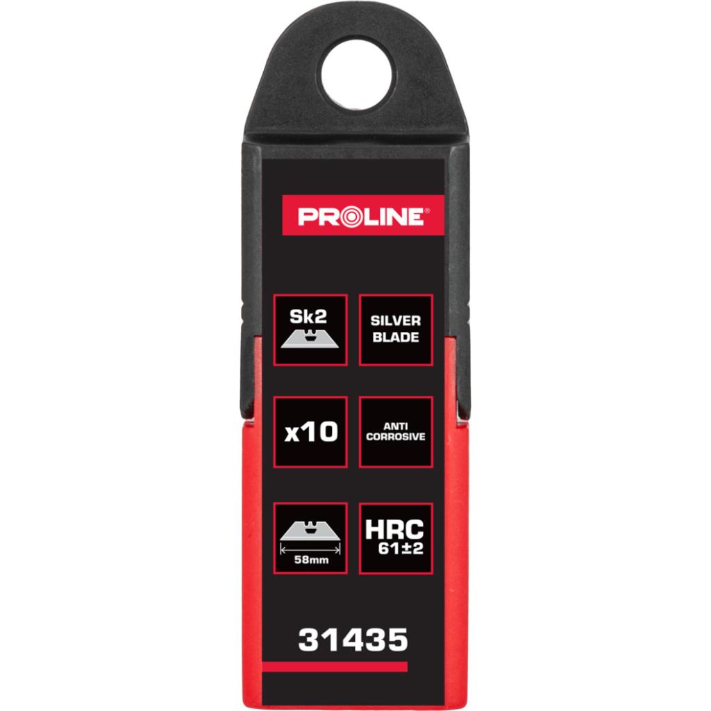 Lame trapezoidale pentru cutter SK2 60 mm set 10 bucăți PROLINE 31435