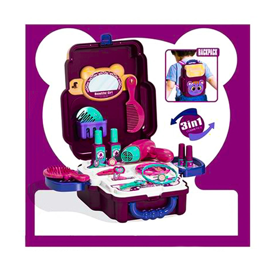 Set Accesorii de Frumusețe pentru Copii în Ghiozdănel