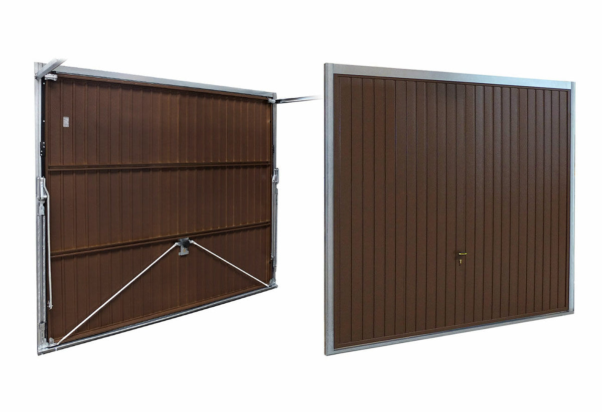 Poarta Basculanta Kronway Optimal Bronz 2500x2125 Maner+cilindru De In