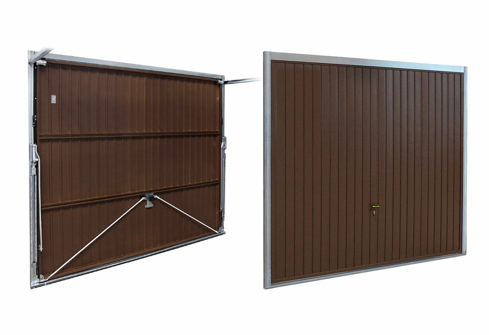 Poarta Basculanta Kronway Optimal Bronz 2500x2125 Maner+cilindru De In