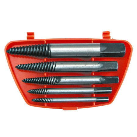 Set extractor șuruburi 3.3-19 mm, 5 piese, ambalaj cutie plastic MEGA 32050
