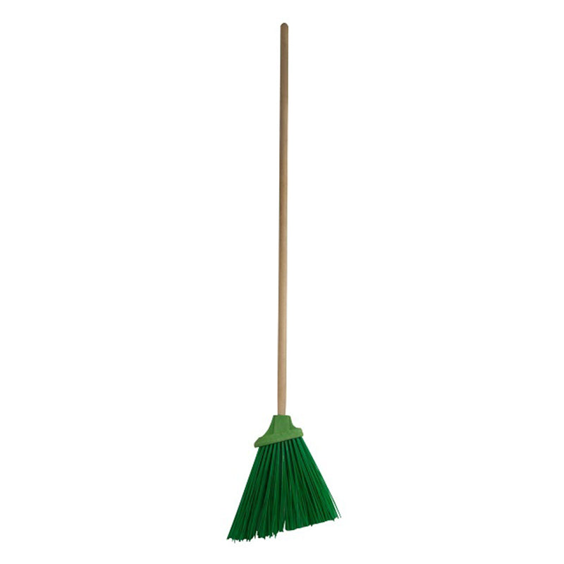 Mătură gospodărie cu mâner, verde, 1200 mm, fibre sintetice Polonia 32060