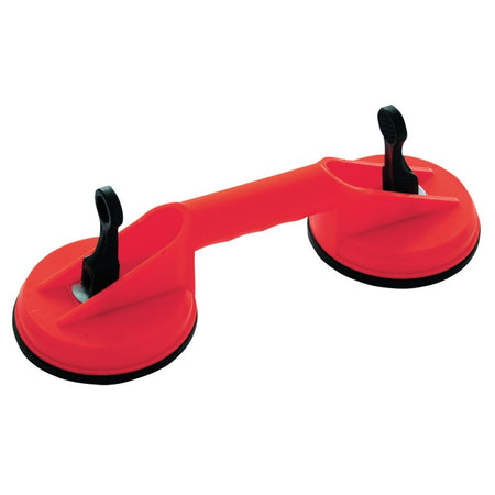 Ventuză dublă pentru sticlă, maxim 80 kg, 2 × 120 mm PROLINE 32203