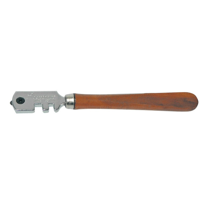 Cutter pentru sticlă cu 6 rotițe, mâner din lemn, Proline 32206