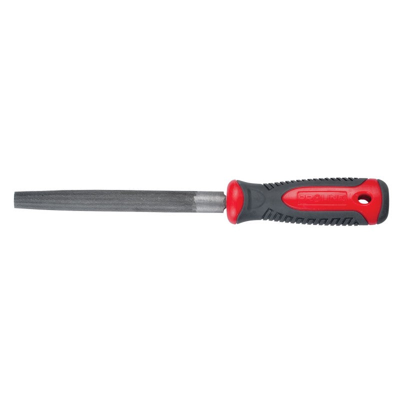 Pilă metal semirotundă cu mâner bimaterial Proline
