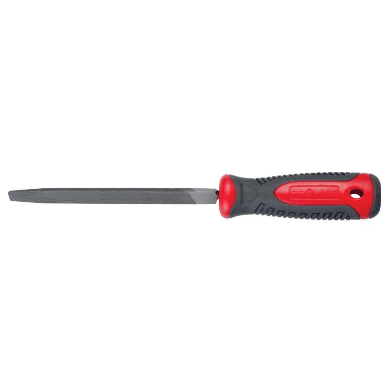 Pilă metal triunghiulară cu mâner bimaterial PROLINE