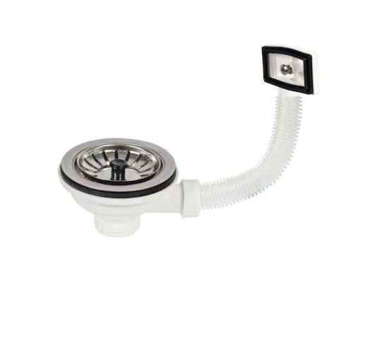 Ventil Chiuveta 3"1/2 X 1''1/2 Gratar Din Inox,pp Dreptun