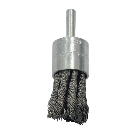 Perie sârmă împletită tip cupă mică cu tijă 22 mm pentru rugina PROLINE 32452