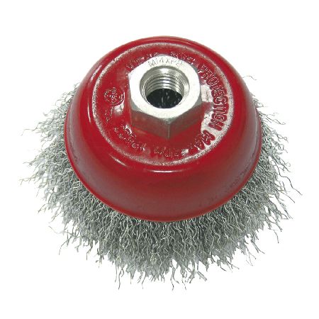 Perie sârmă tip cupă cu filet PROLINE, prindere M14