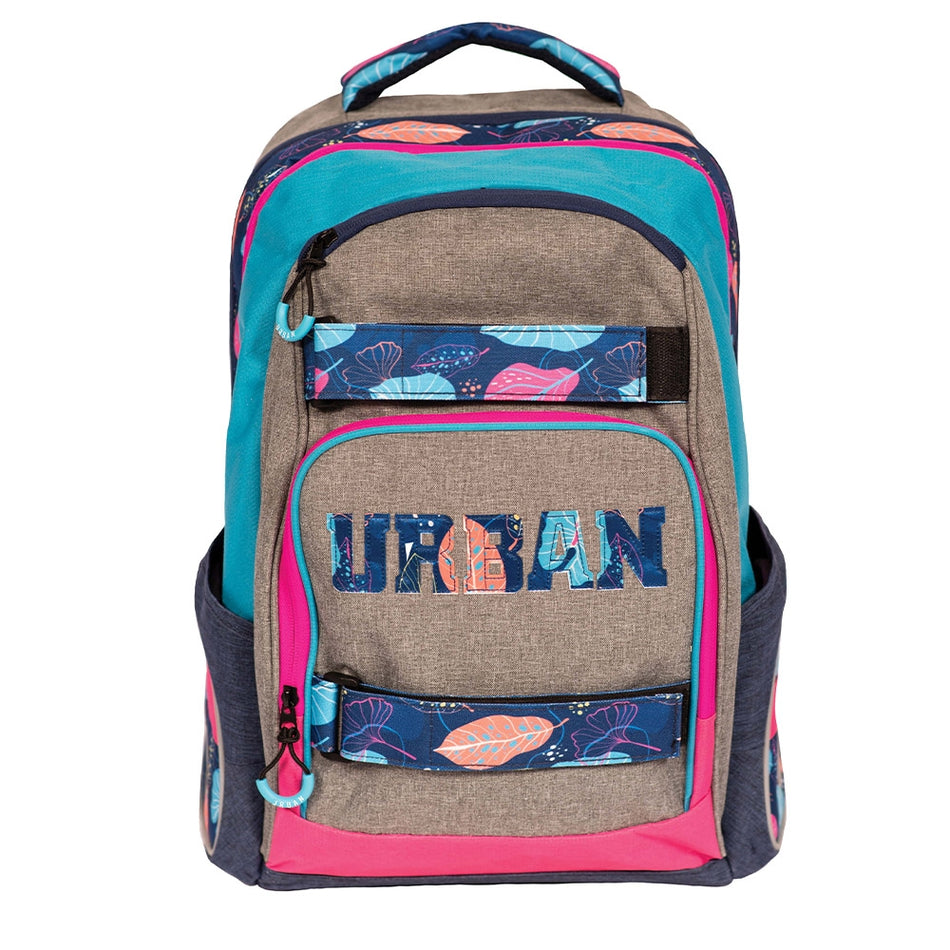Ghiozdan Anatomic Compartiment Laptop, Urban Green Lines, 46x31x16cm S-cool sc1688