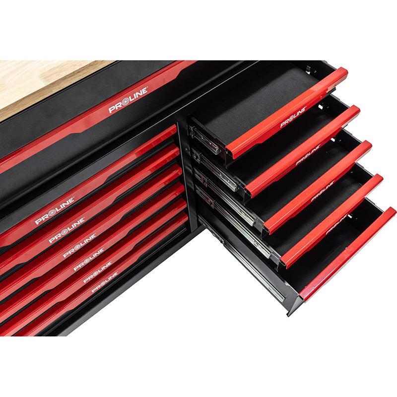 Dulap scule mobil cu 12 sertare, oțel, 1110×500×890 mm, PROLINE 33112