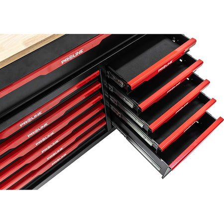 Dulap scule mobil cu 12 sertare, oțel, 1110×500×890 mm, PROLINE 33112