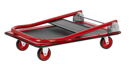 Cărucior transport pliabil cu platformă 150 kg, roți TPR, 73×47 cm PROLINE 33160