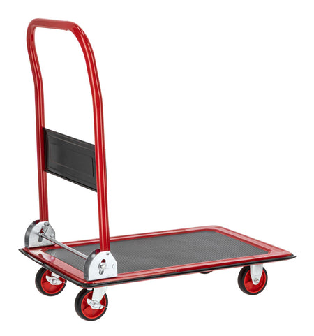 Cărucior transport pliabil cu platformă 150 kg, roți TPR, 73×47 cm PROLINE 33160