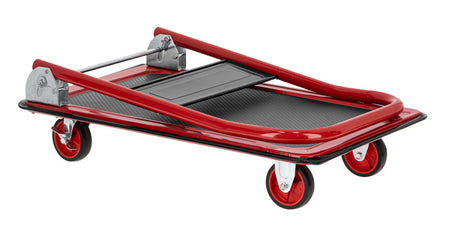 Cărucior transport pliabil cu platformă 150 kg, roți TPR, 73×47 cm PROLINE 33160