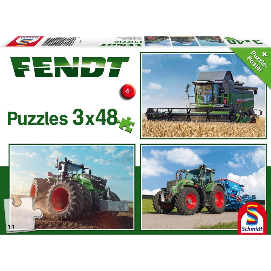 Puzzle Schmidt, Fendt 3x48 Piese Lin 2212