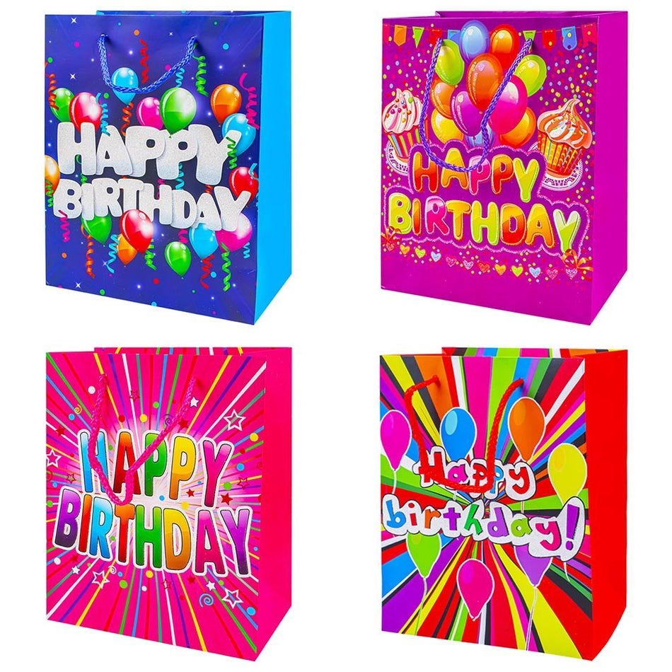 Punga Cadou Happy Birthday, 18x23x10cm Hb-s