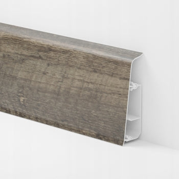 Plinta Pvc Lima 72mm/2,5m Oak Negro