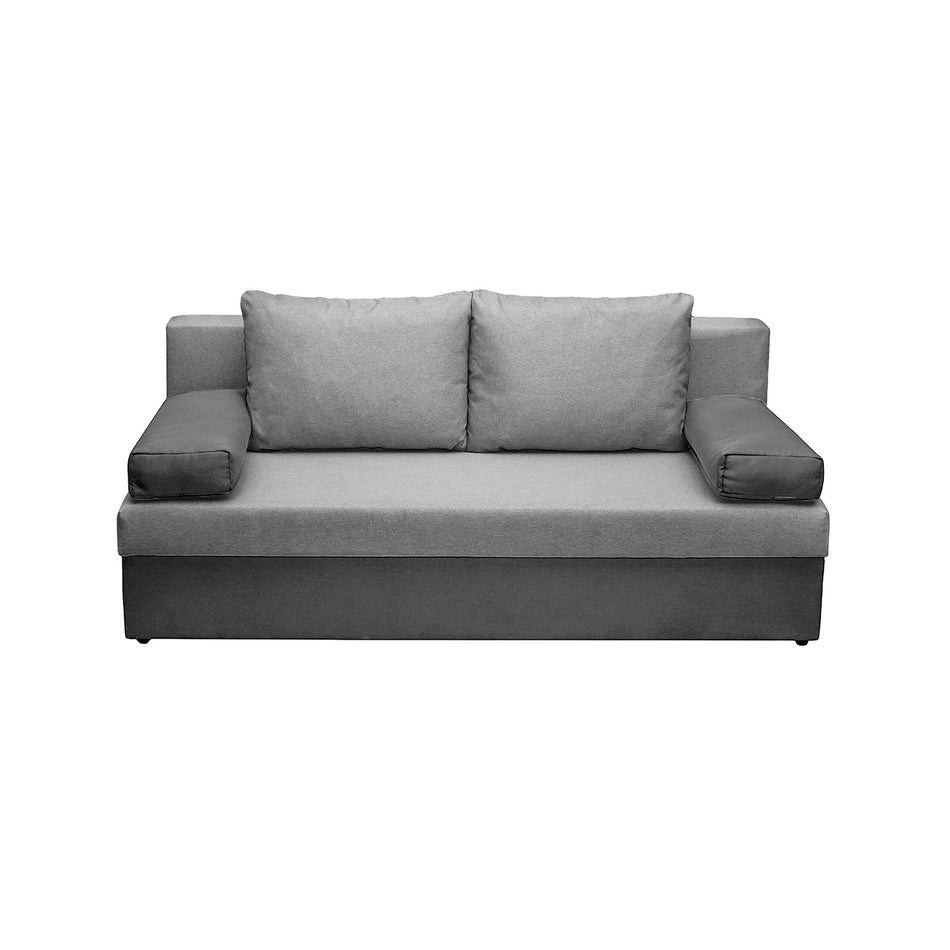 Canapea Extensibila Delia Gri + Albastru, 140cm X 230cm X 75cm