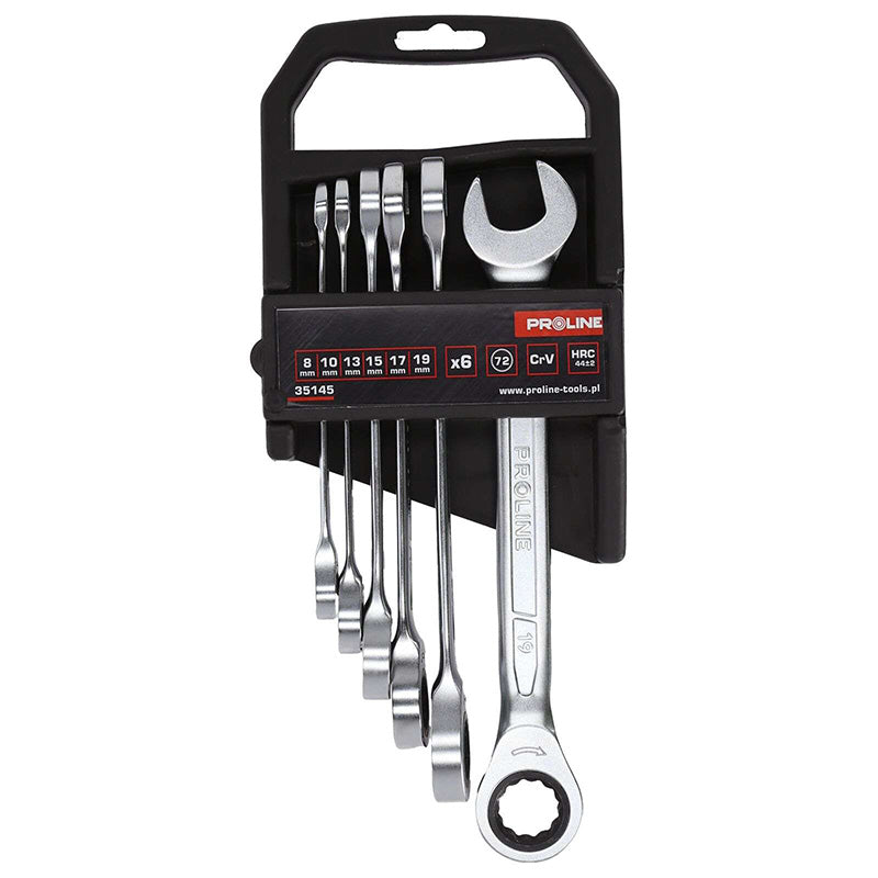 Set chei combinate clichet CR-VA forjate 8-19 mm, 6 piese Proline 35145