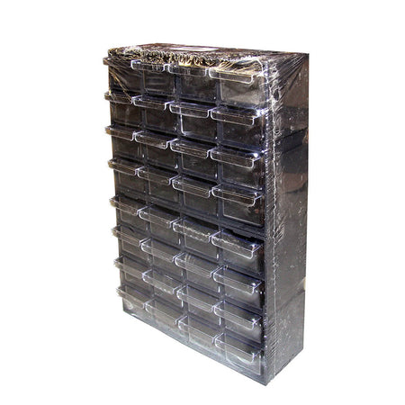 Dulap plastic îngust 32 sertare 320 × 220 × 70 mm, modular POLONIA 35221