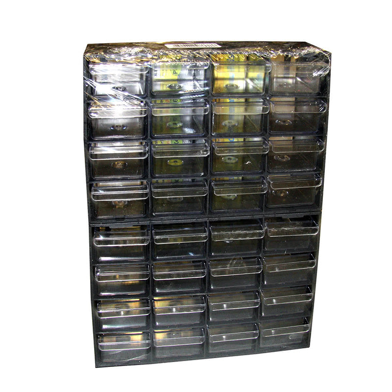 Dulap plastic îngust 32 sertare 320 × 220 × 70 mm, modular POLONIA 35221