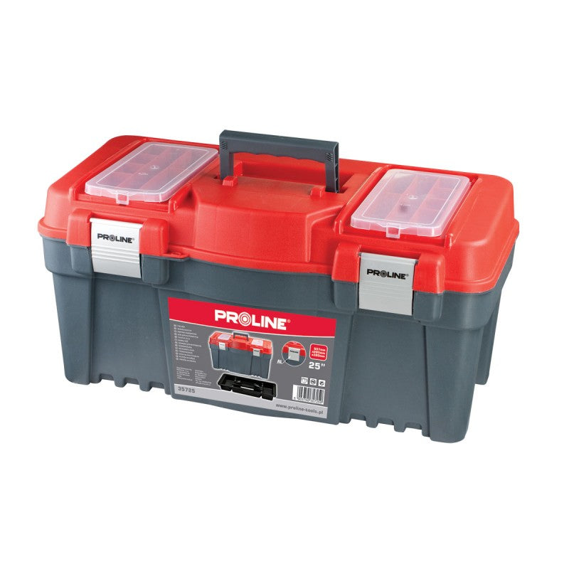 Cutie scule PROLINE cu închizător aluminiu, polipropilenă