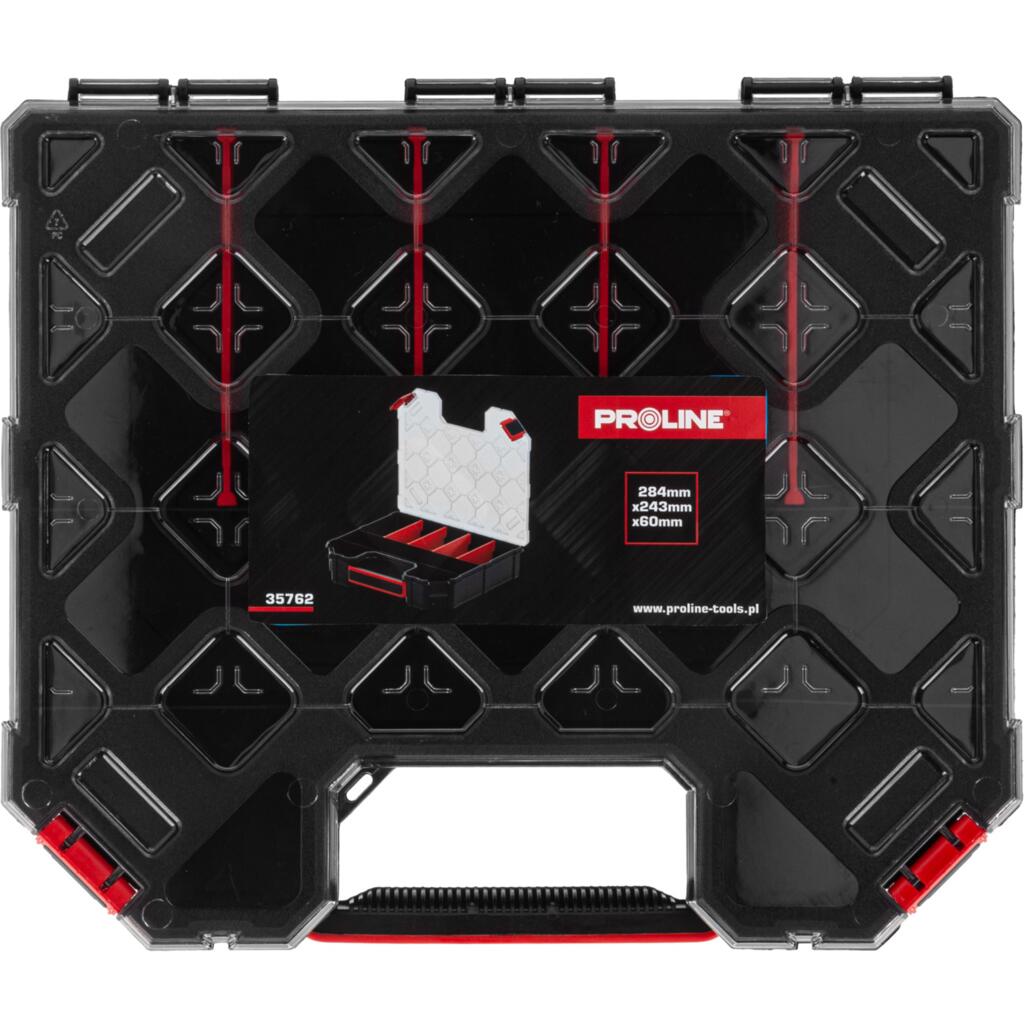 Cutie organizator PROLINE cu capac transparent rezistent