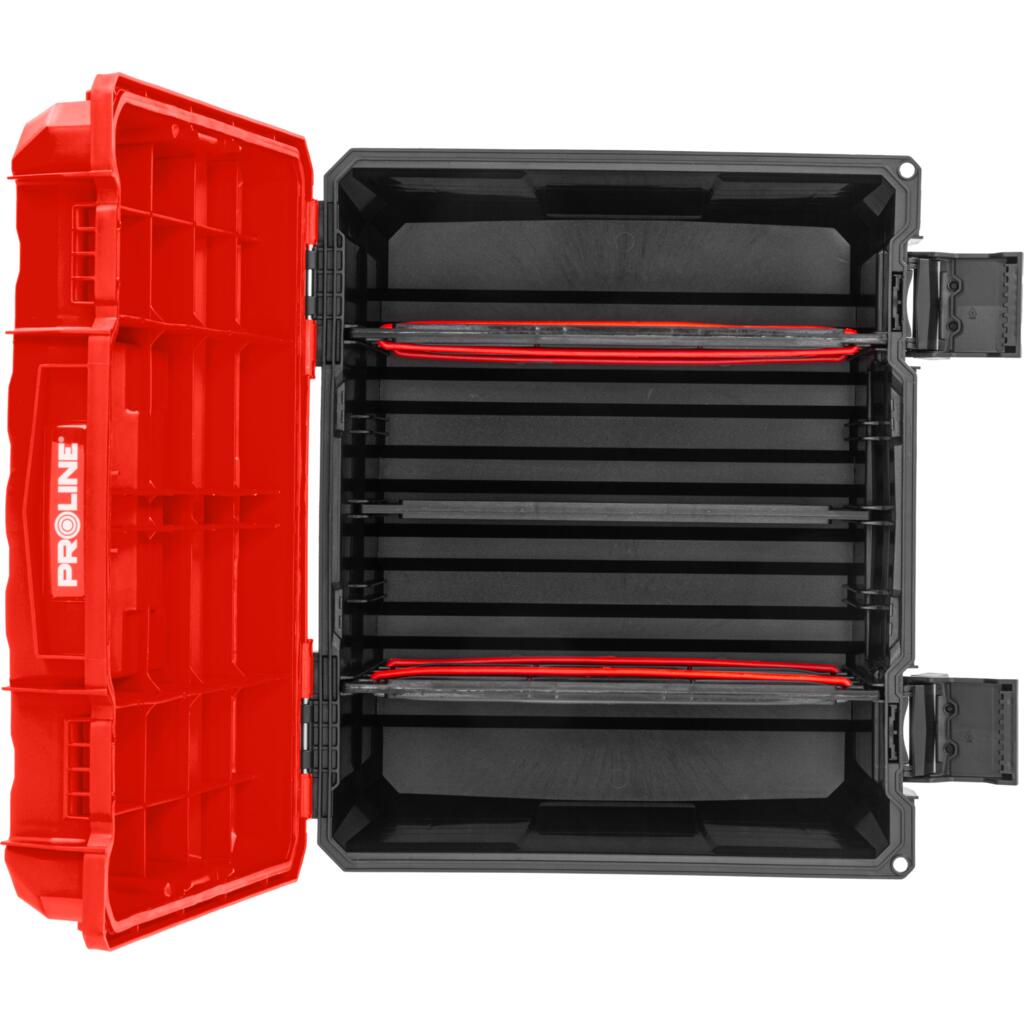 Component troler scule cutie cu 3 compartimente 450 × 380 × 290 mm PROLINE 35770