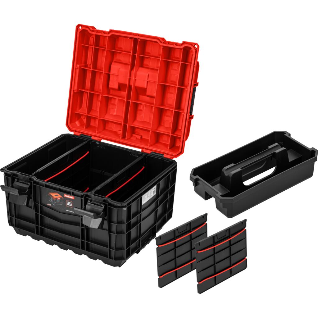 Component troler scule cutie cu 3 compartimente 450 × 380 × 290 mm PROLINE 35770