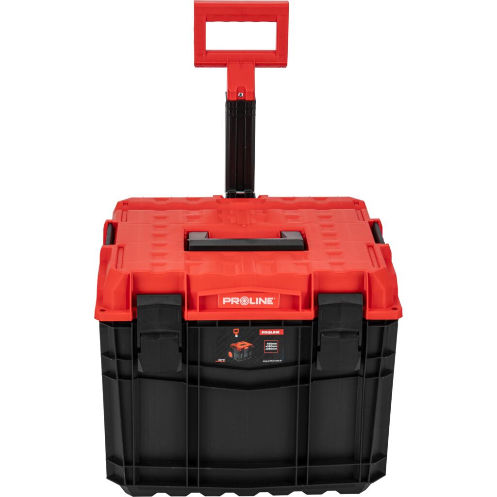 Component troler scule cu roți, cutie 450 × 380 × 380 mm, mâner telescopic PROLINE 35771