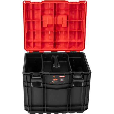 Component troler scule cu roți, cutie 450 × 380 × 380 mm, mâner telescopic PROLINE 35771