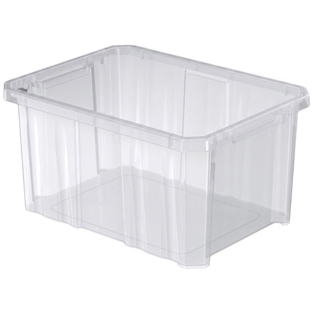 Cutie transport plastic POLONIA cu volum variabil pentru atelier