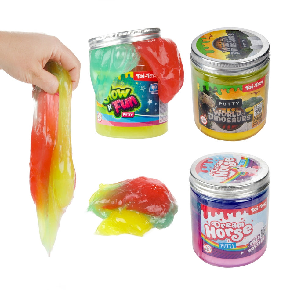 Slime Fosforescent, Recipient Xl Toi- Toys 35938z