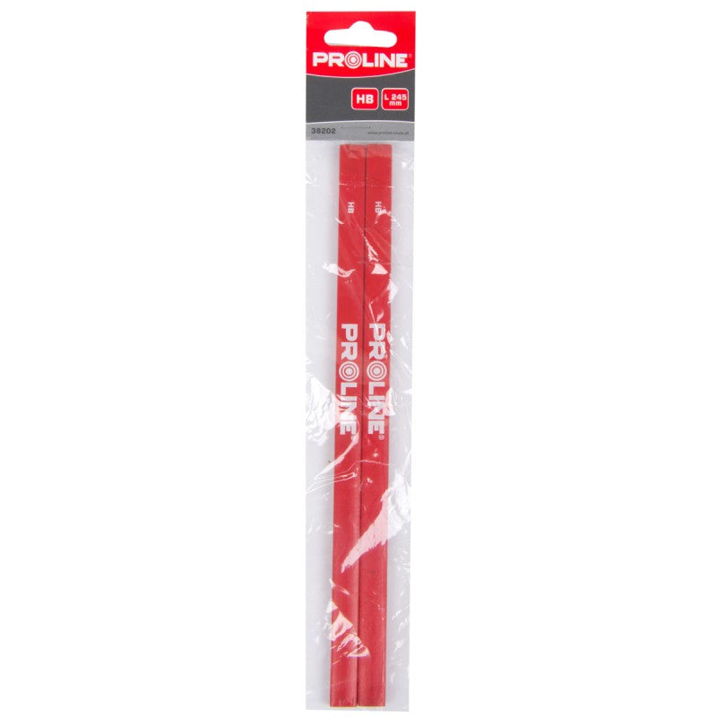 Creion construcții pentru tâmplărie tip HB, 2/set, lungime 245 mm PROLINE 38202