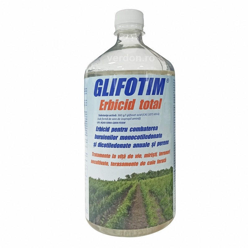 Erbicid Total Glifotim Pentru Combaterea Buruienilor 1l(12/bax)