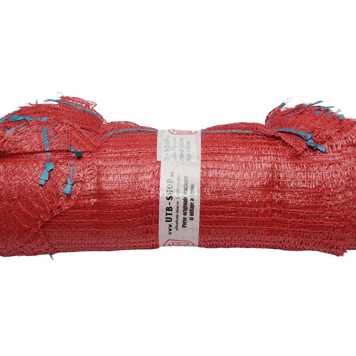 Sac Plasa 600x400mm Tip Raschel Pentru Legume 20kg Rosu