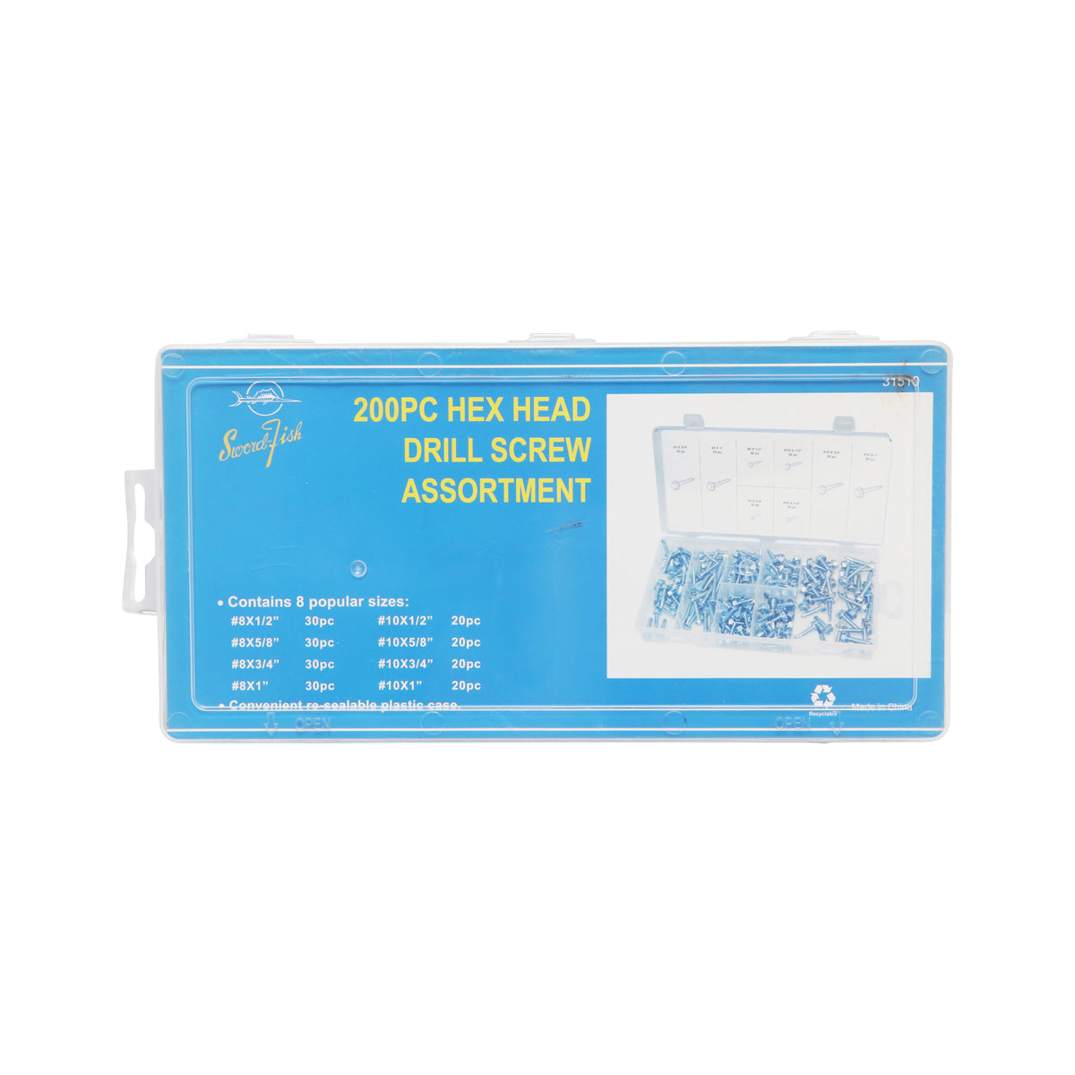 Trusa Surub Autoforant Metal Cu Cap Hexagonal 200