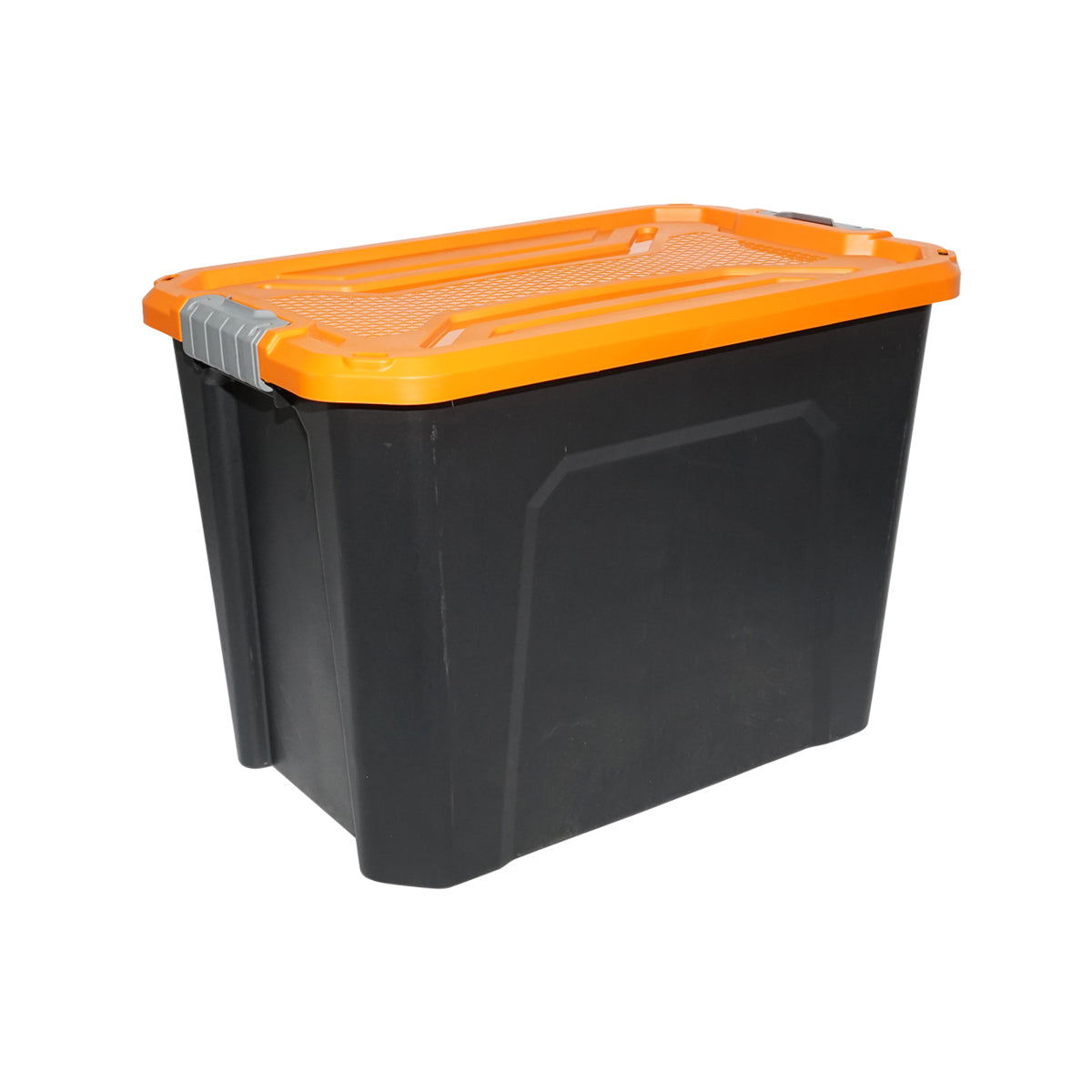 Lada Depozitare Heavy Duty 60l Cu Capac, Portocalie 580x380x405mm B G