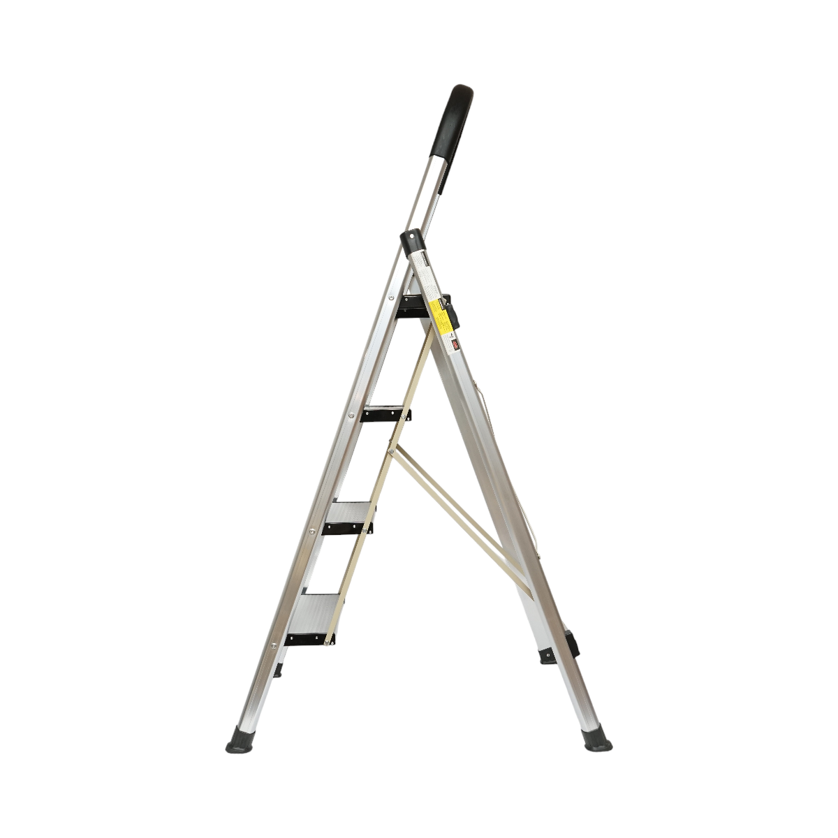 Scara Aluminiu Pliabila, 4 Trepte Antiderapante, Inaltime 143cm,150kg