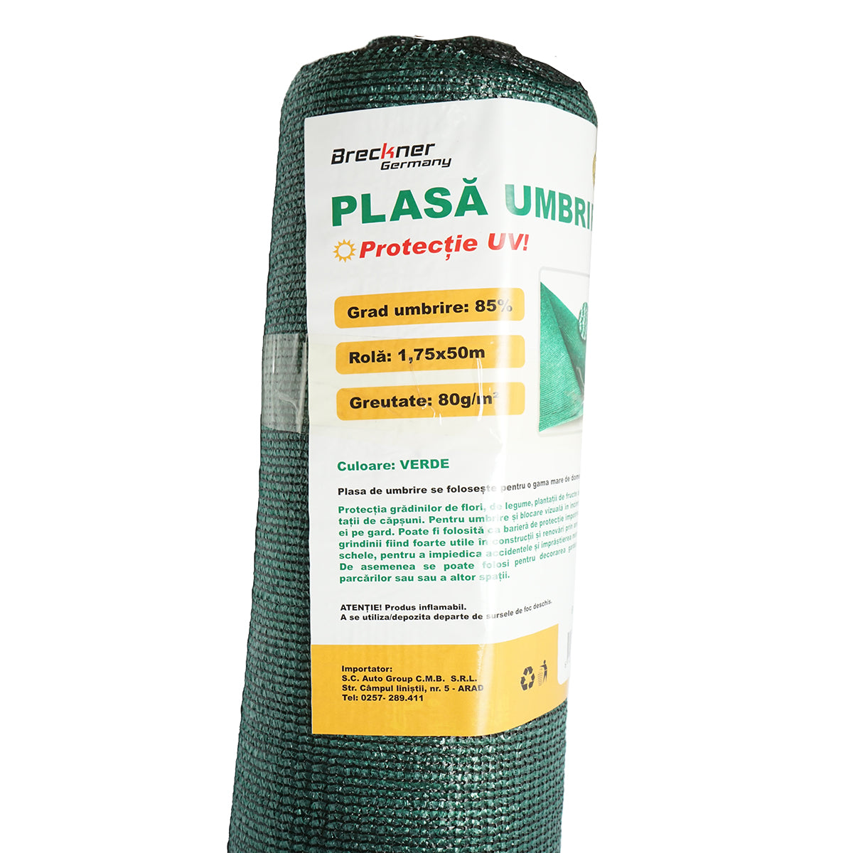 Plasa Umbrire 85% - 80g/mp2 1.75m