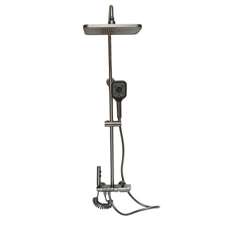 Set Dus Multifunctional Cu Termostat, Afisaj Digital Gri